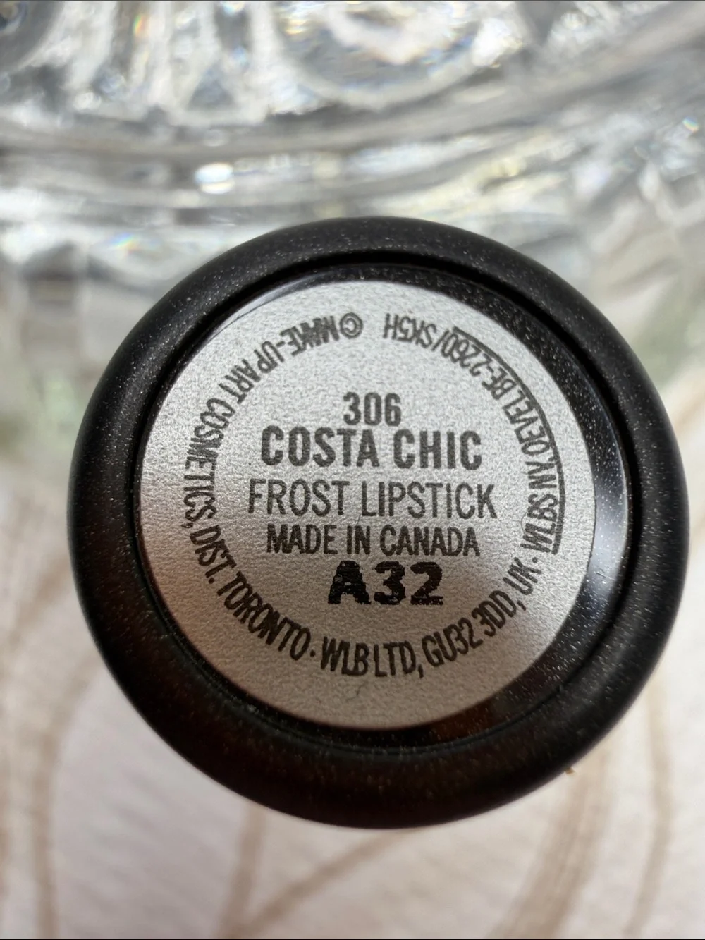 MAC Cosmetics Frost Lipstick — A32 Costa Chic